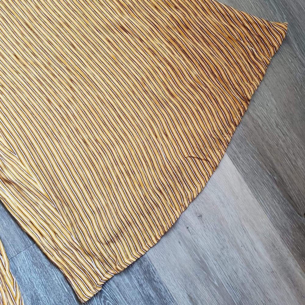 Paris Mustard Yellow Striped Culotte Jumpsuit - Picture 16 of 16